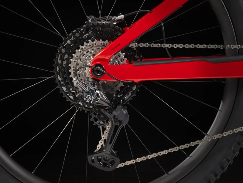 Trek Rail 9.9 XTR Gen 4 Full Suspension Electric Mountain Bike 2023 in Lava Red-9
